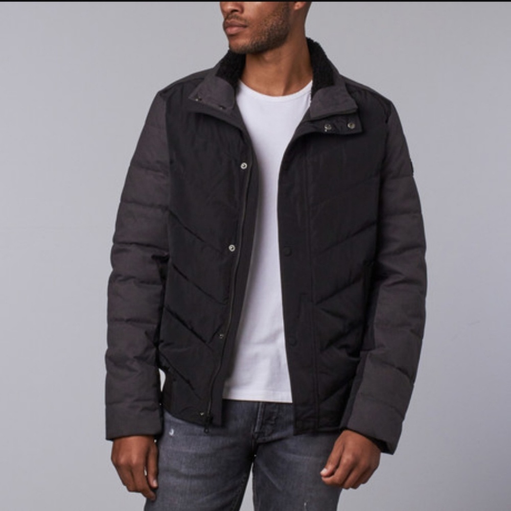 Orobos Brushed Herringbone Down Puffer